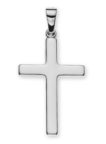 Croix or blanc 750/18ct H: 24mm L: 16mm