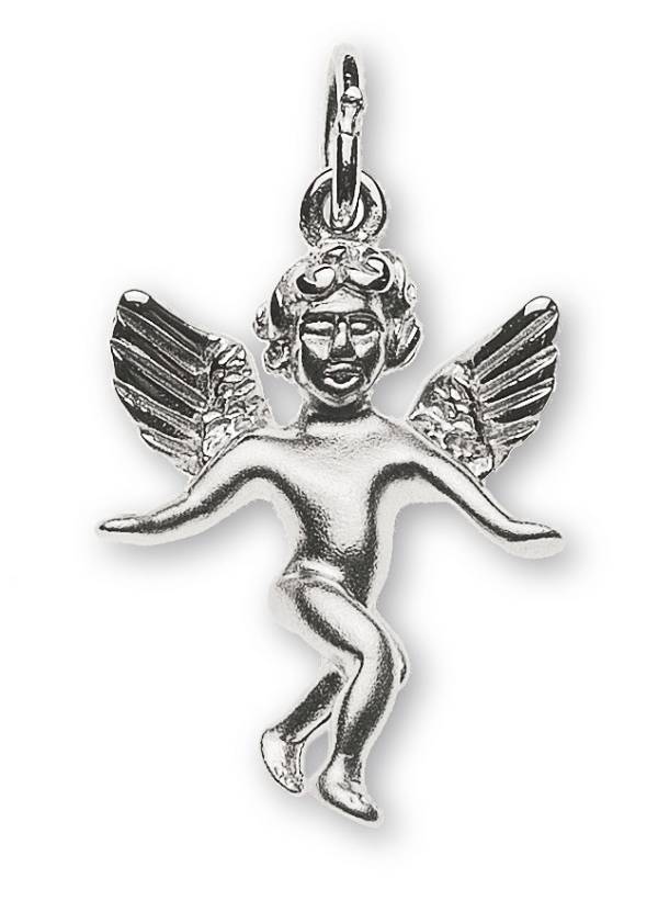Pendentif Ange or blanc 750/18ct.