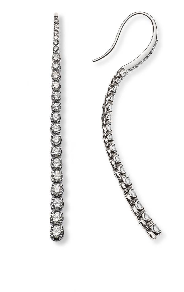 Ohrhänger, Weissgold750, 48 Brillanten H HI 2.17 ct.