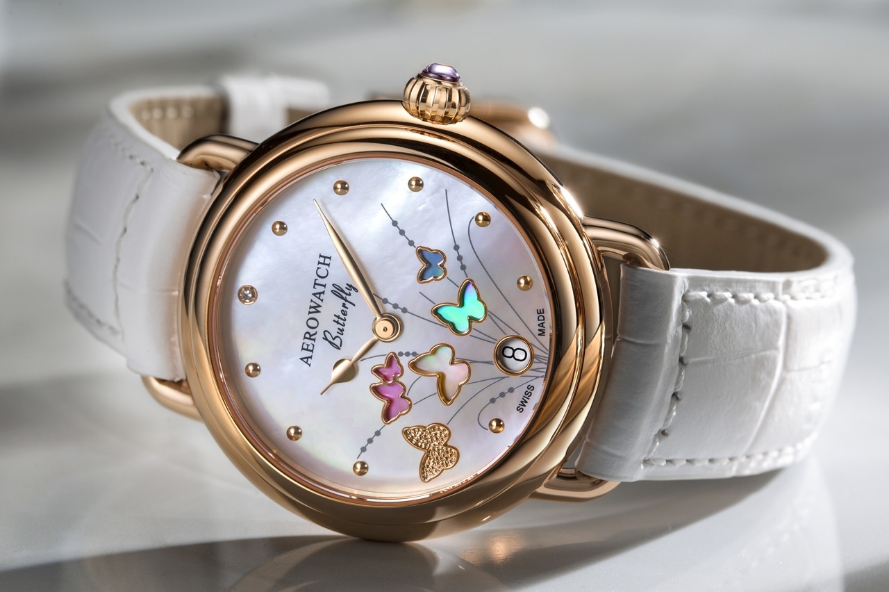 Aerowatch 1942 Lady Butterfly Limited Edition – Bild 4