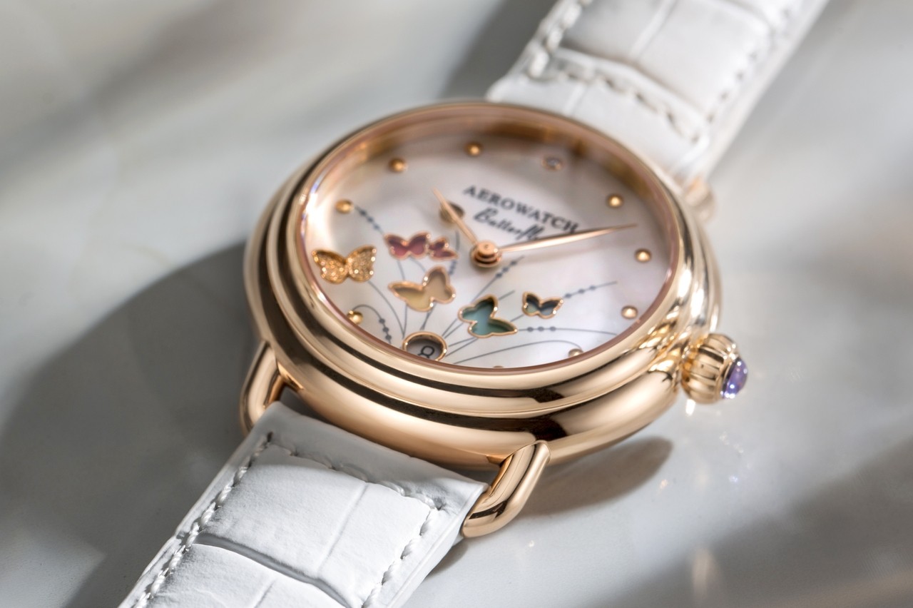 Aerowatch 1942 Lady Butterfly Limited Edition – Bild 5