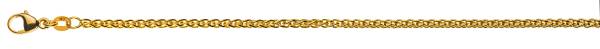 Bracelet Palmier, or jaune 750/18ct. env. 2.5 mm