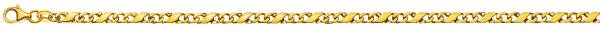 Collier Carrera poli or jaune 750/18 ct. env. 3.5 mm