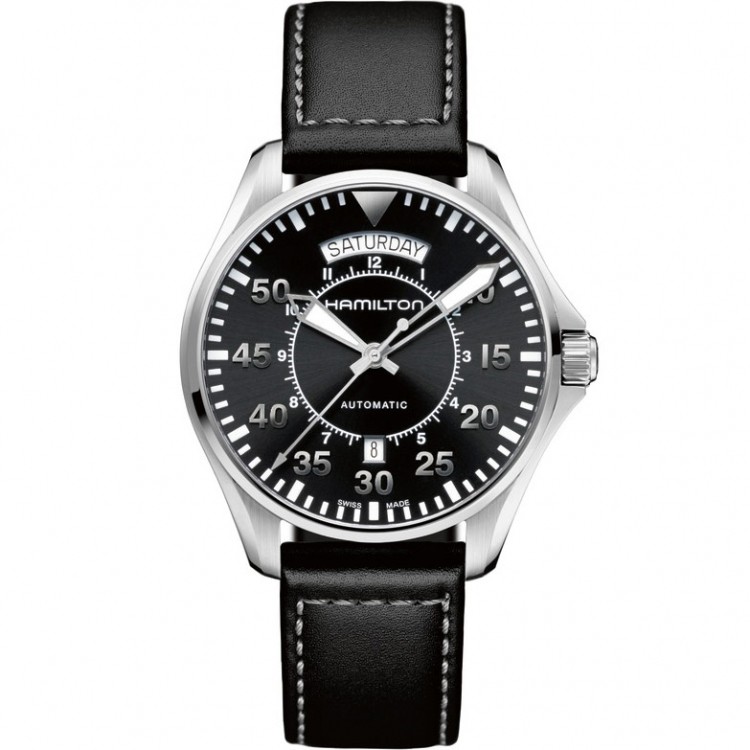 Hamilton Khaki Aviation Pilot Day Date Black Automatique | 42mm