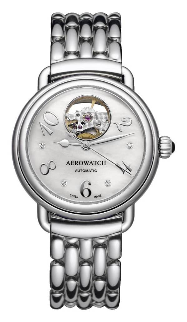 Aerowatch 1942 Lady Elegance Automatic Open Heart