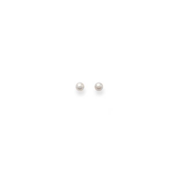 Ohrstecker, Akoya-Perlen, 3 - 3,5 mm, Gelbgold 750/ 18 ct.