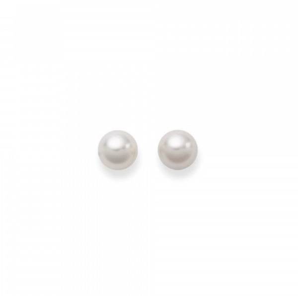 Ohrstecker, Akoya-Perlen 8-8,5 mm, Gelbgold 750/ 18 ct.