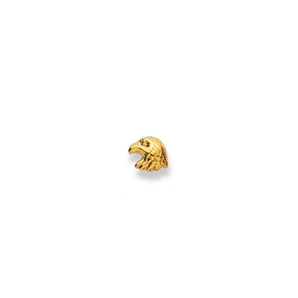 Clou d'oreille, Aigle, or jaune 750/ 18 ct.