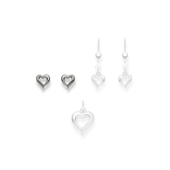 Ohrstecker Herz, Gold 750