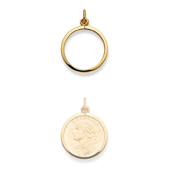 Pendentif Entourage pour Vreneli, or jaune 750/18 ct.