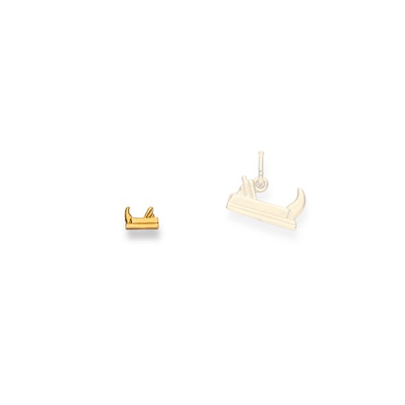 Ohrstecker, Rabot, Gelbgold 750/ 18 ct.