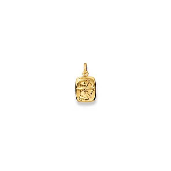 Pendentif 750/18 ct. or jaune, Signe du zodiaque Sagittaire