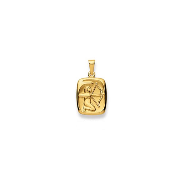 Pendentif 750/18 ct. or jaune, Signe du zodiaque Sagittaire
