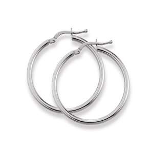 Kreolen aus Weißgold 750/18 ct.