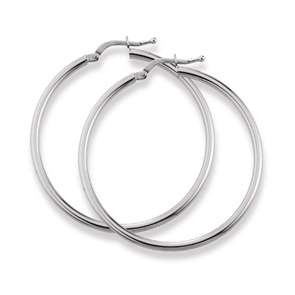 Kreolen aus Weißgold 750/18 ct.