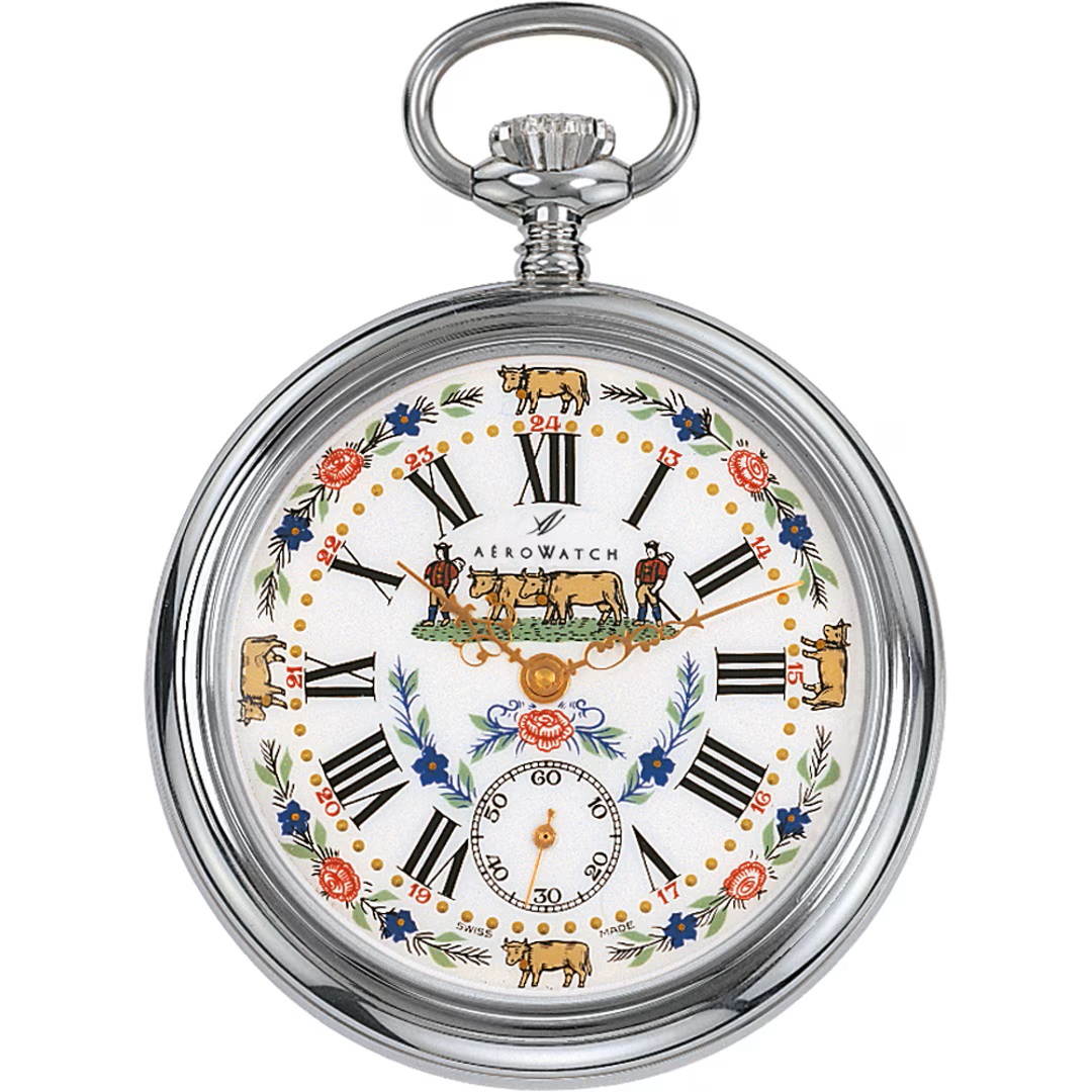 Aerowatch Taschenuhr Mechanical Belle Epoque
