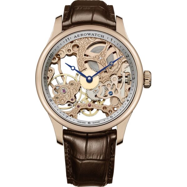 Montre Aerowatch Renaissance Classic Skeleton Rose
