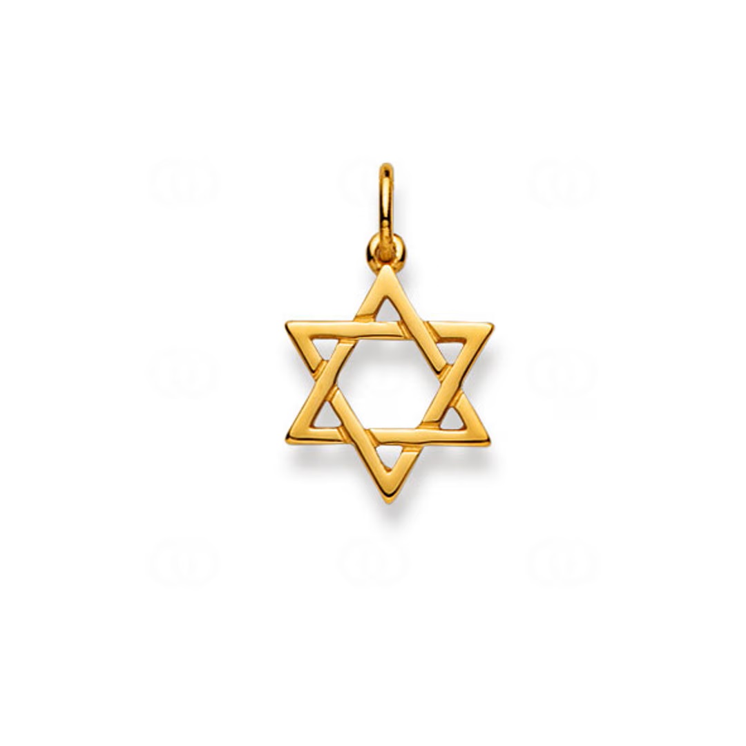 Davidstern-Anhänger, 750/18 ct, Gold Jewellery