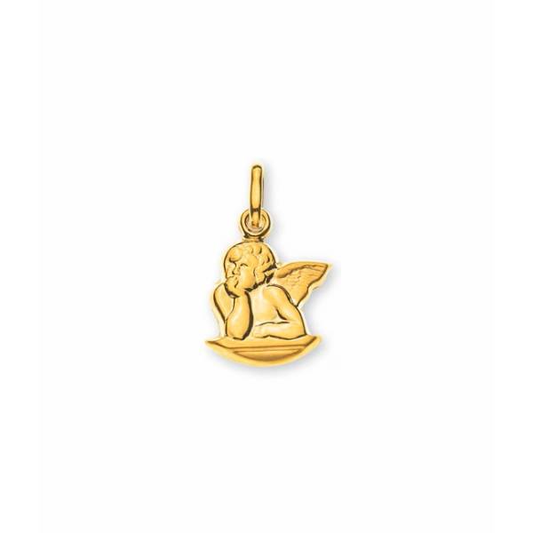 Pendentif ange en or jaune 750 GOLD Collection.