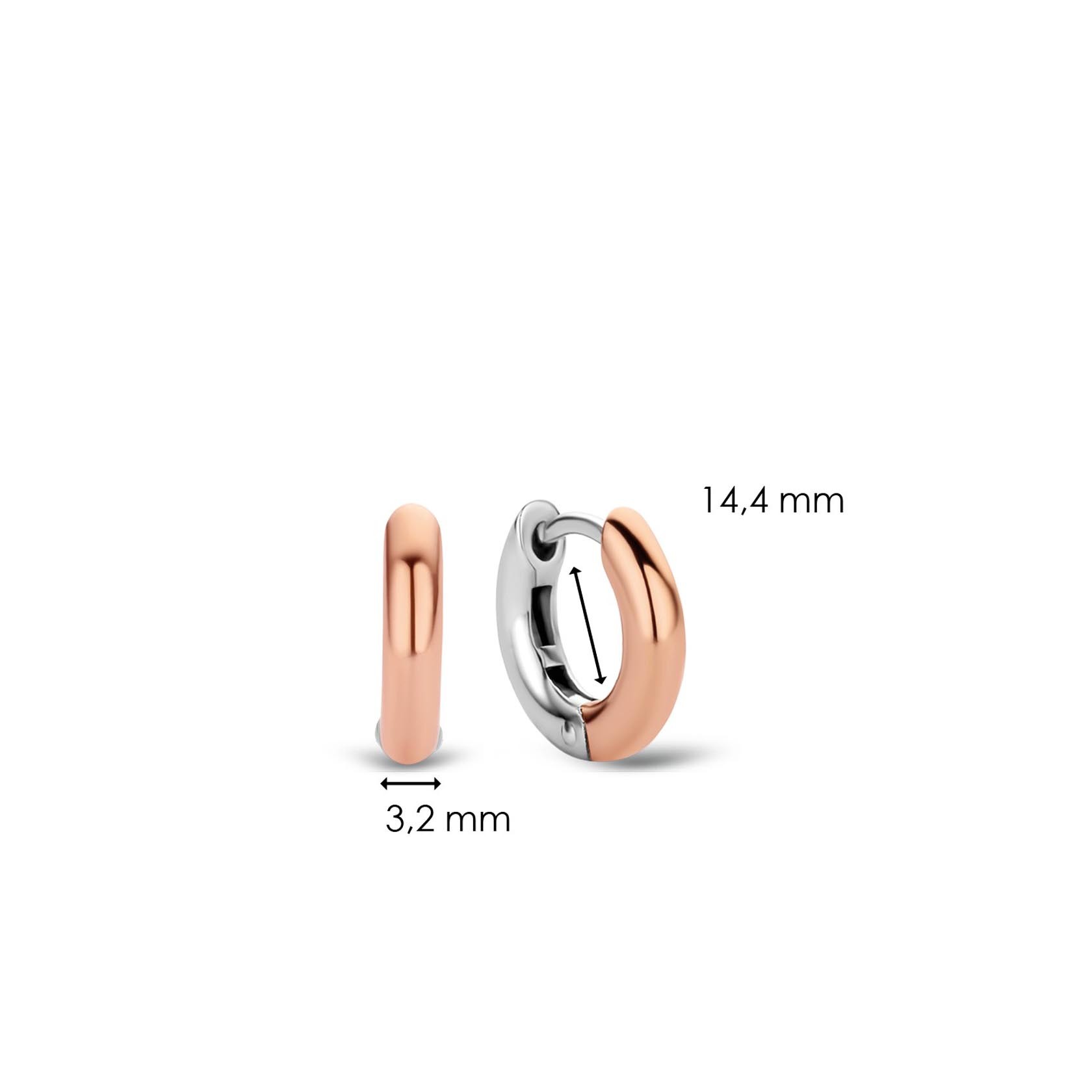TI SENTO - Milano Boucles d'oreilles argent 925, 7210SR/9231NU