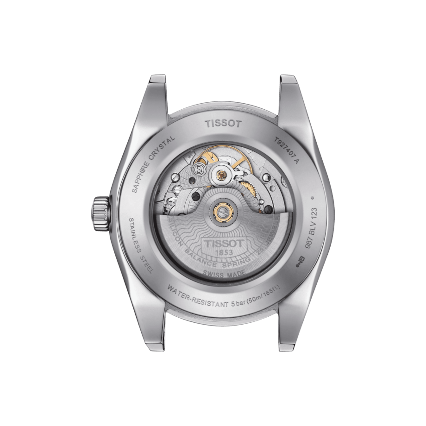 Tissot Gentleman Powermatic 80 Silicium Solid 18K Gold bezel – Bild 2