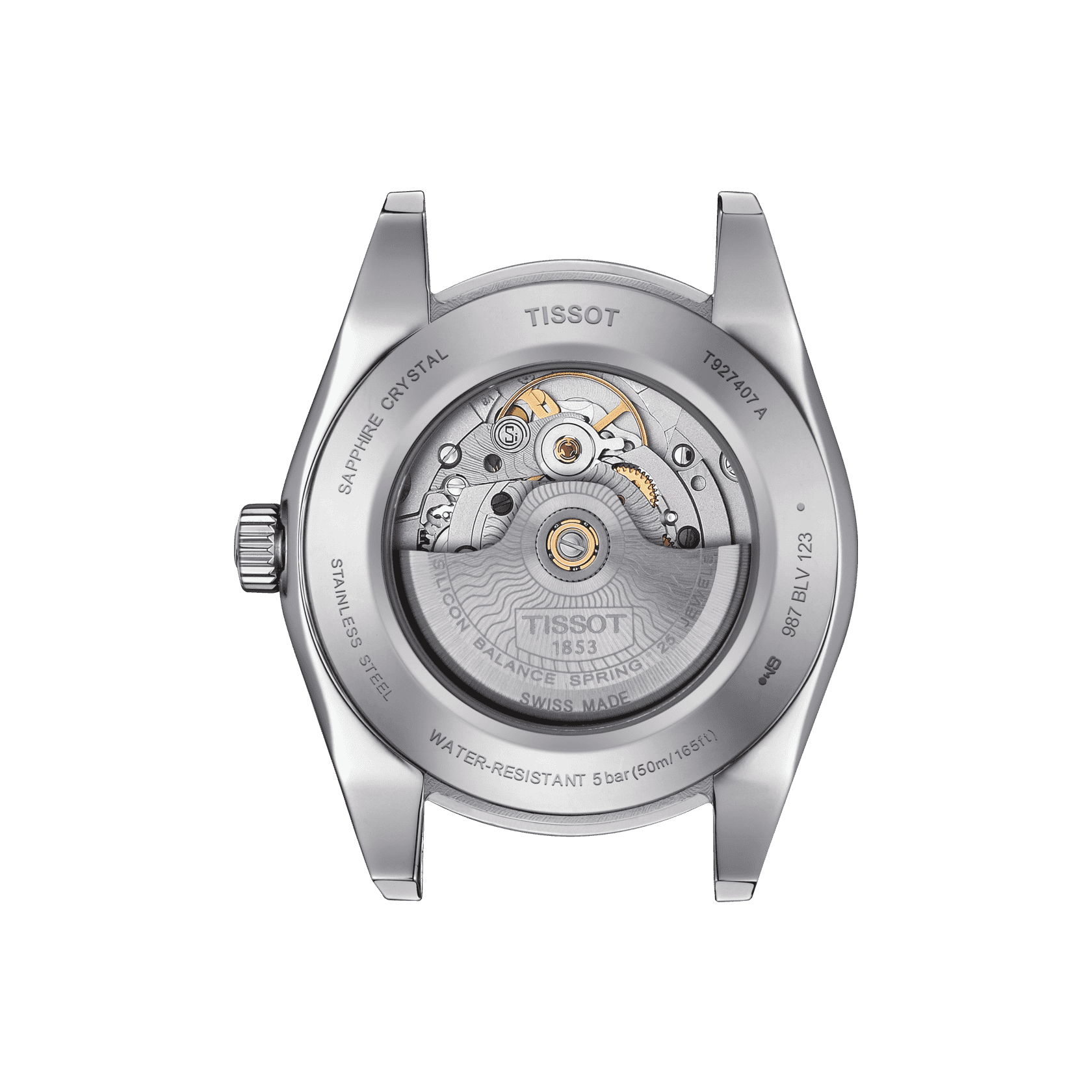 Tissot Gentleman Powermatic 80 Silicium Solid 18K Gold bezel – Bild 2