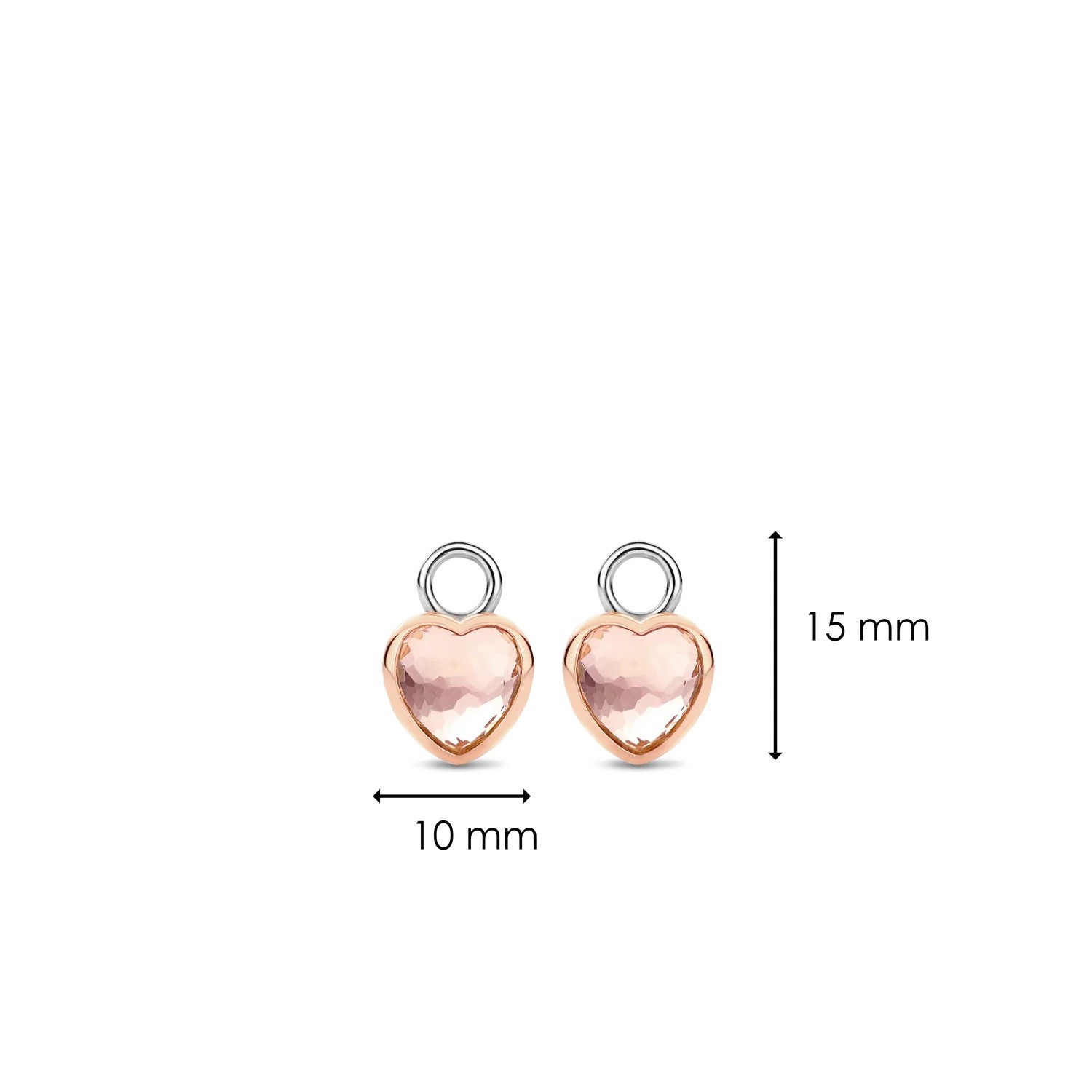 TI SENTO - Milano Boucles d'oreilles argent 925, 7210SR/9231NU