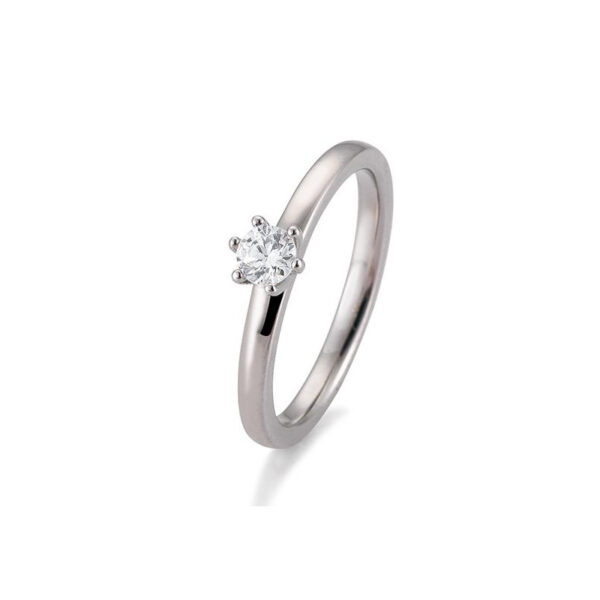 0,25 ct. Diamant Bague solitaire platine 950