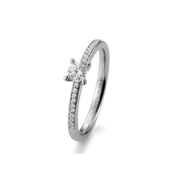 Bague Diamonds Jewellery en platine et diamant 0,35 ct