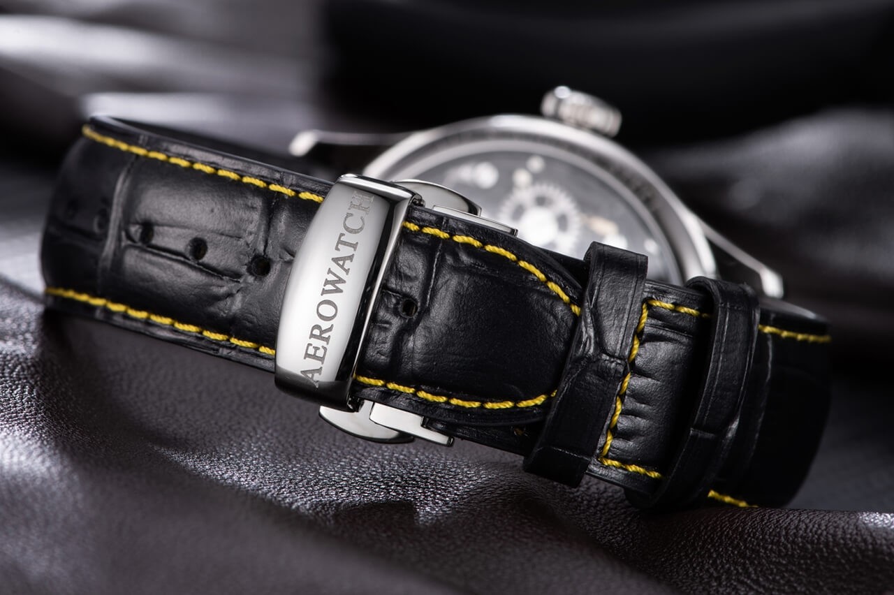 Aerowatch Renaissance Spider Skeleton Stahl/Schwarz – Bild 5