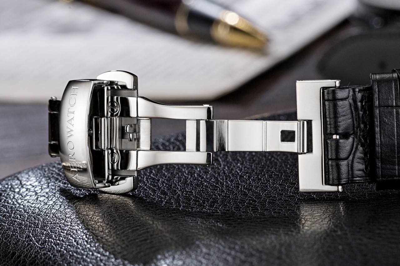 Aerowatch Renaissance Spider Skeleton Stahl/Schwarz – Bild 7