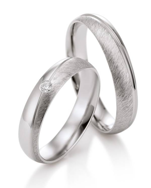 Alliances or blanc 750 / 18 ct.