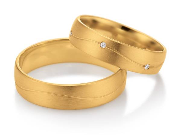 Alliances or jaune 750 / 18 ct.