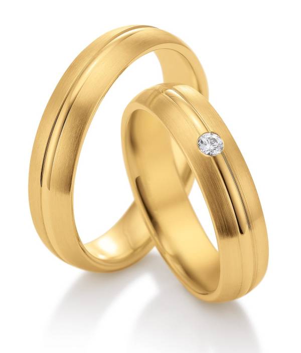 Alliances or jaune 750 / 18 ct.