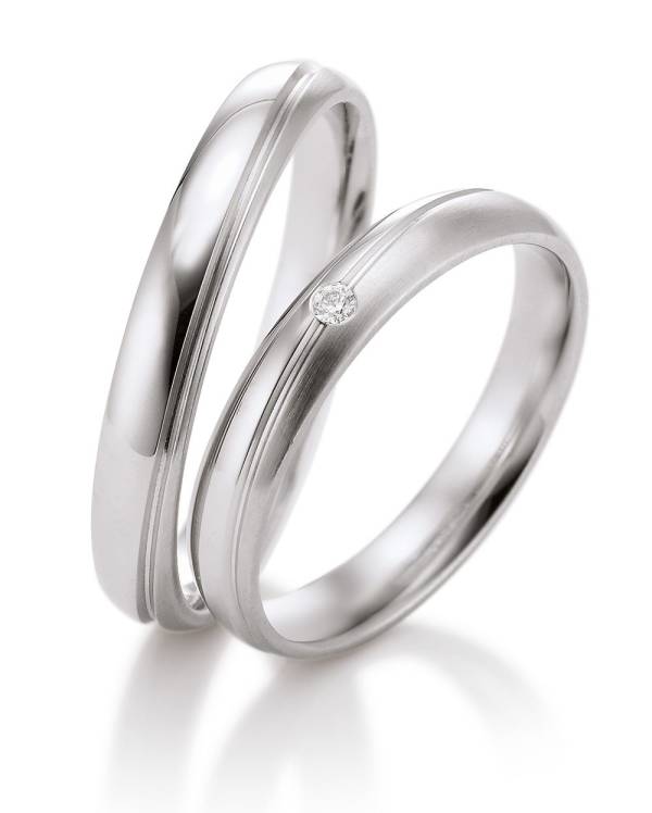 Alliances or blanc 750 / 18 ct.