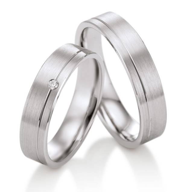 Alliances or blanc 750 / 18 ct.