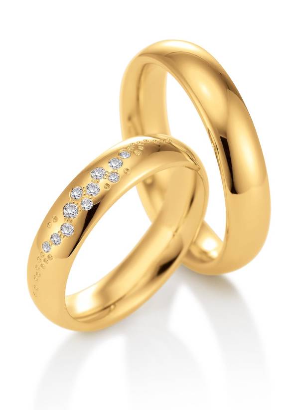 Alliances or jaune 750 / 18 ct.