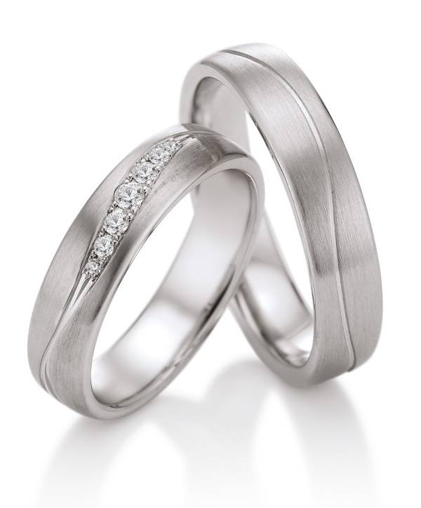 Alliances or blanc 750 / 18 ct.