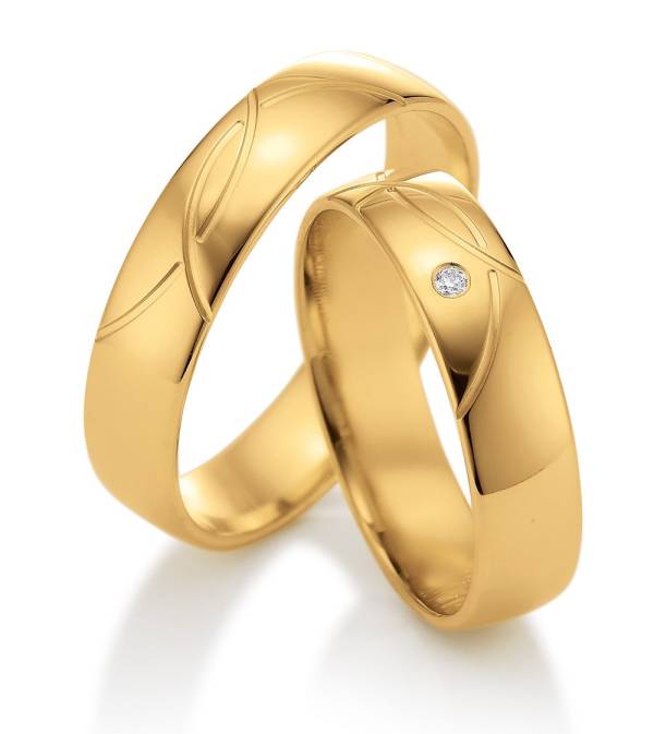 Alliances or jaune 750 / 18 ct.