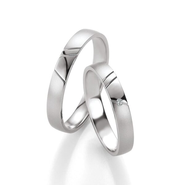 Allinace en or blanc Breuning. lediamant.ch