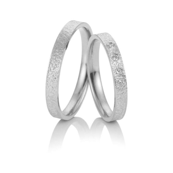 Alliances or blanc Breuning Gold Jewellery