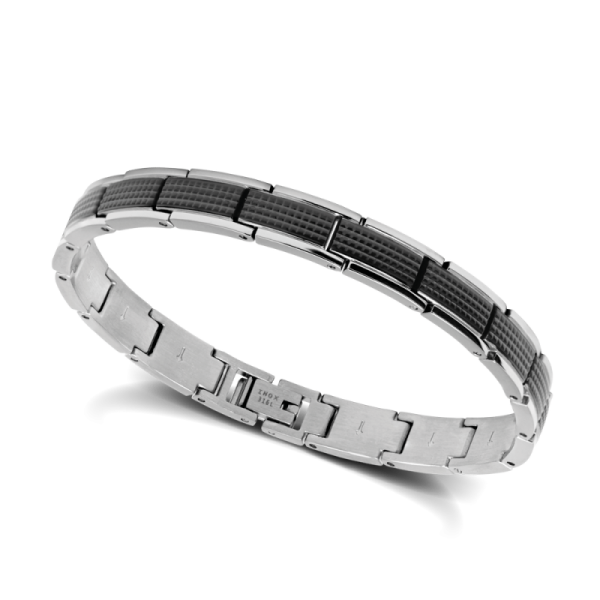 ROCHET - Bracelet LOFT acier et PVD noir