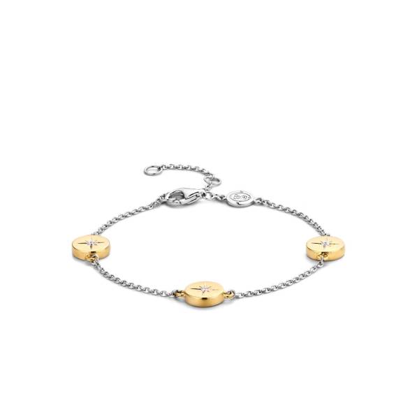 TI SENTO - Milano Bracelet argent 925 plaqué or jaune, 2941ZY