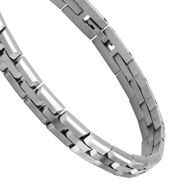 ROCHET - Armband FACTORY Polierter Stahl 7mm, 21cm