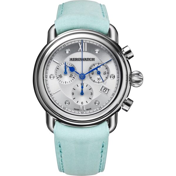 Montre Aerowatch 1942 Chrono Diamonds quartz 42mm