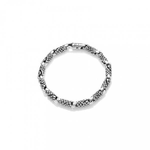 Bracelet Giovanni Raspini MIKE en argent 925. Longueur 21 cm.