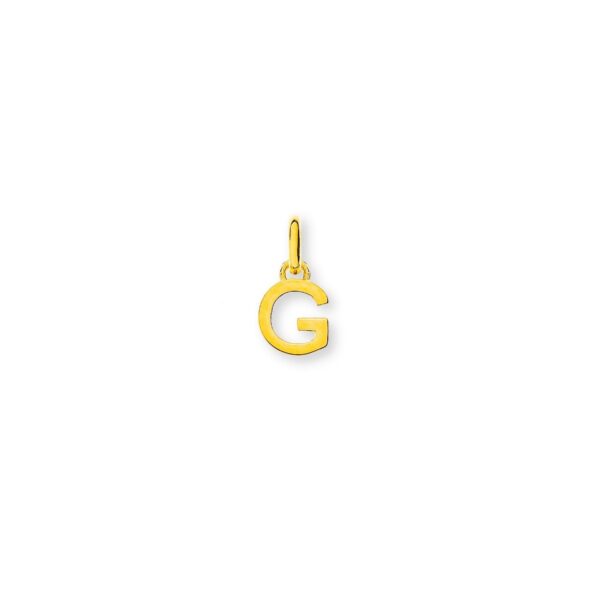 Pendentif Lettre G or jaune 750/18 ct Gold Jewellery
