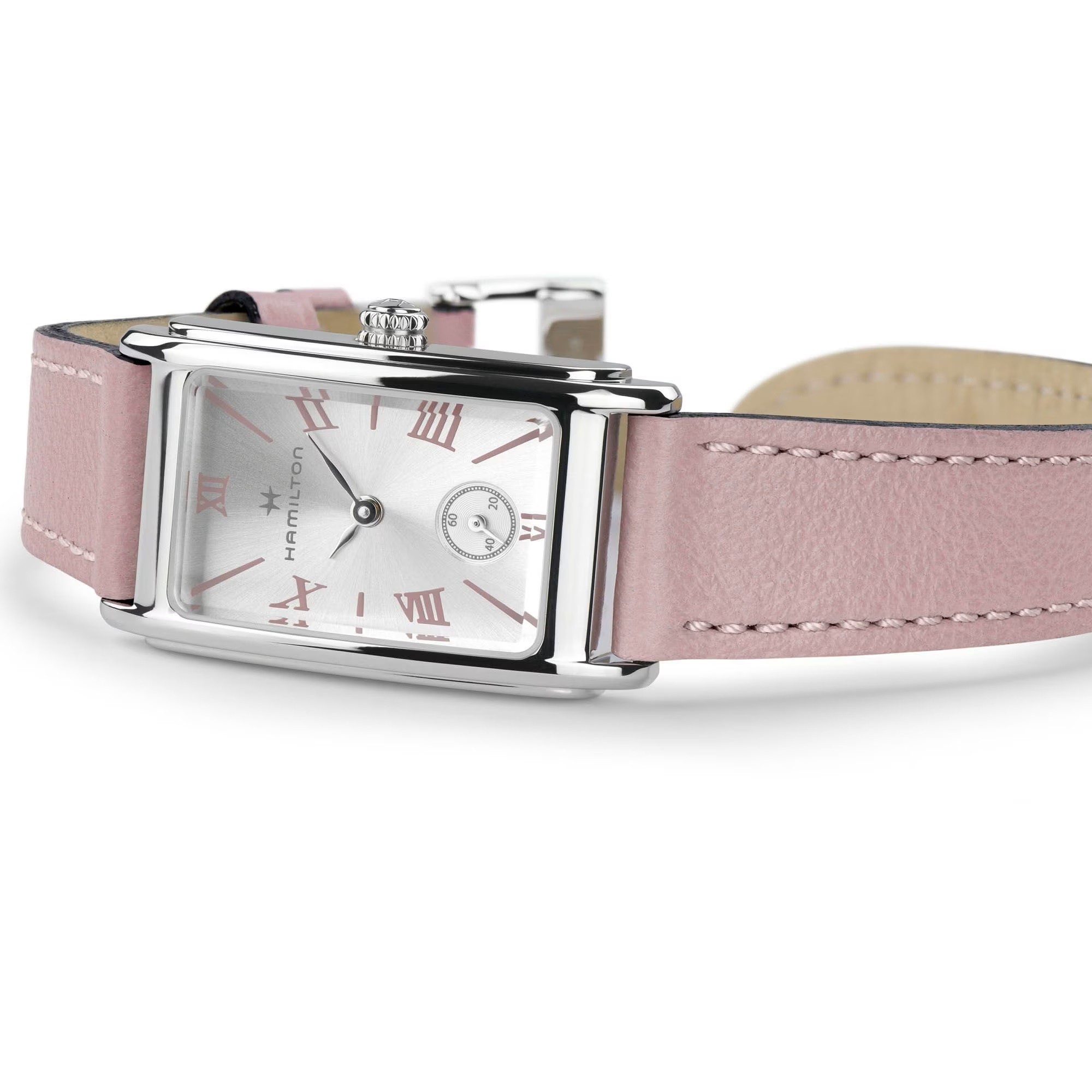 Hamilton American Classic Ardmore Quarz Pink | 18mm x 27mm – Bild 2
