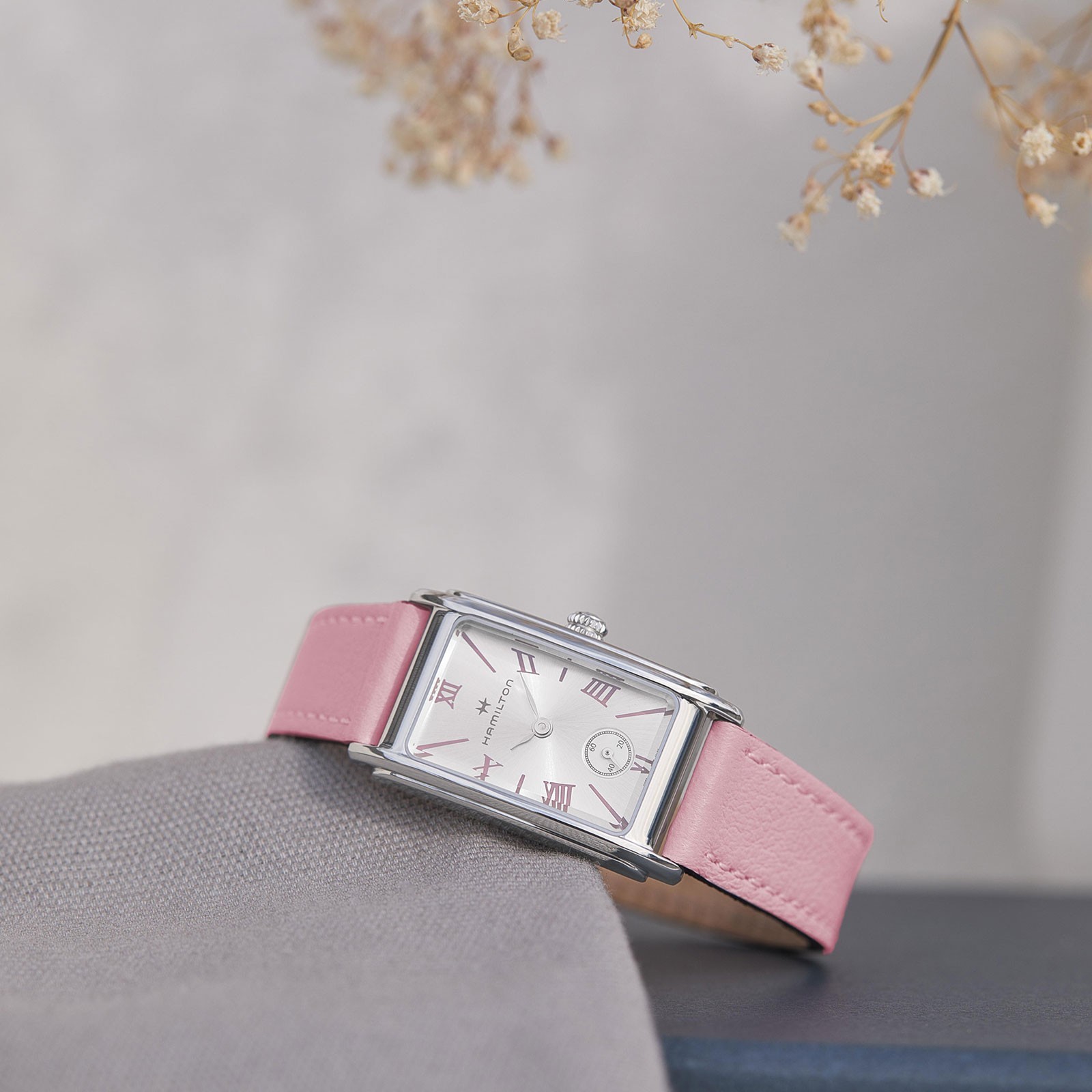 Hamilton American Classic Ardmore Quarz Pink | 18mm x 27mm – Bild 4