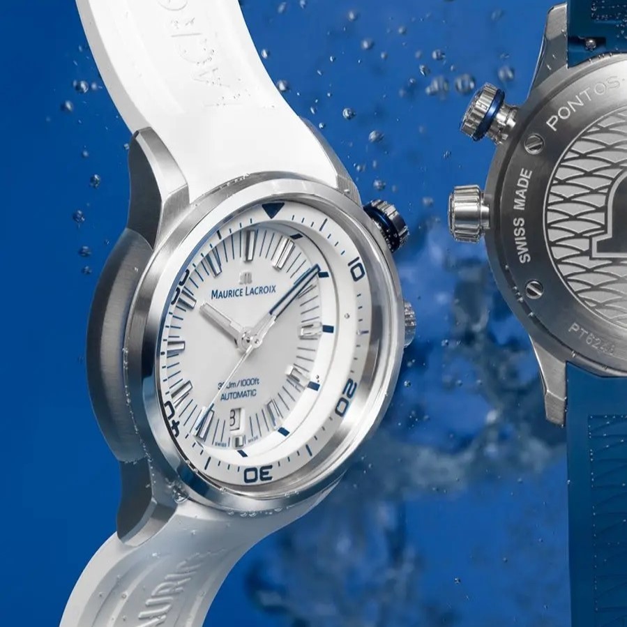 Maurice Lacroix PONTOS S Plongeur 42mm Weiß